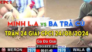 Trận 24 Giải CPC1 24/08/2024 - Anh Minh Long An Và Anh Ba Trà Cú