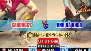 Trận 34 CPC1 26/5/2025 - SaBong 67 Gặp Anh Hà Khoa Bến Tre