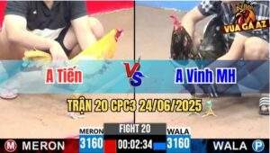 Trận 20 CPC3 24/06/2025 - Anh Tiến Vs Anh Vinh Mộc Hoá