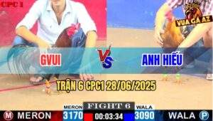 Trận 6 CPC1 28/06/2025 - Gà Khét Nhanh Như Điện Chớp Đá Gà Úa Ói Chết