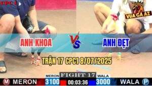 Trận 17 CPC1 8/7/2025 - Điều Cọp Anh Khoa Bú Úa Anh Đẹt Quéo Giò