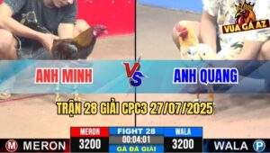 Trận 28 Giải CPC3 27/7/2025 - Anh Minh Hậu Giang Vs Anh Quang
