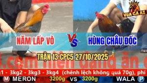 Trận 13 CPC5 27/10/2025 - Anh Năm Lấp Vò Và Anh Hùng Châu Đốc