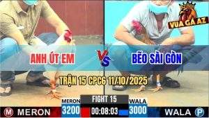 Trận 15 CPC6 11/10/2025 - Gà Úa Anh Út Đá 3 Chân Tiễn Điều Lên Đường