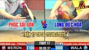 Trận 17 CPC6 26/10/2025 - Que Nạp Vô Lọt Cây Chết Trong Tim Chết Ra