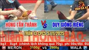 Trận 13 CPC5 5/11/2025 - Anh Hùng Tân Thành Và Anh Duy Giồng Riềng