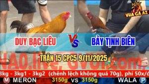 Trận 15 CPC5 9/11/2025 - Anh Duy Bạc Liêu Và Anh Bảy Tịnh Biên