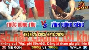 Trận 25 CPC5 7/11/2025 - Anh Thức Vũng Tàu Và Anh Vĩnh Giồng Riềng