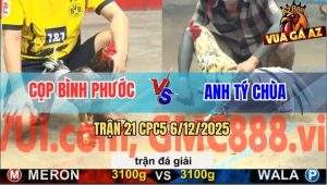 Trận 21 CPC5 6/12/2025 - Anh Cọp Bình Phước Gặp Anh Tý Chùa