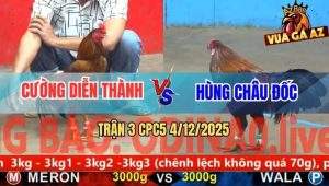 Trận 3 CPC5 4/12/2025 - Gà Vàng Anh Cường Đâm Không Bỏ Chân Nào