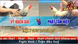 Trận 7 CPC5 12/12/2025 - Chuối Anh Vỹ Đá Ngay Hang Cua Lấy Mạng Gà Úa