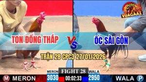 Trận 28 CPC3 27/1/2026 - Khét Anh Ton Đá Toàn Đầu Cần, Điều Tốc Chạy