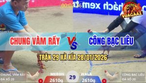 Trận 29 Xà Xía 28/1/2026 - Úa Xanh Đá Như Máy, Đỏ Lọt Ói Ra Máu Lỏng