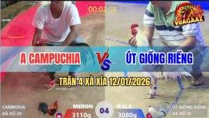 Trận 4 Xà Xía 12/1/2025 - Bướm Đá 1 Tăng Điều Campuchia Chạy Mất Dép