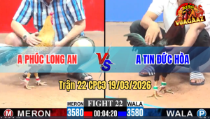 Trận 22 Bồ CPC3 19/3/3026 - Cú Đá Đâm Đầu Cần Gà Xanh Sặc Ói Hết Phản