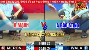 Trận 32 Bồ CPC2 6/3/2026 - Chuối Nhập Đá Đâm Khủng Khiếp Điều Té Tuyệt Đối